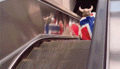 Viking madness grips Boston escalator as Norway fans march toward World Cup match Architect Gold Coast